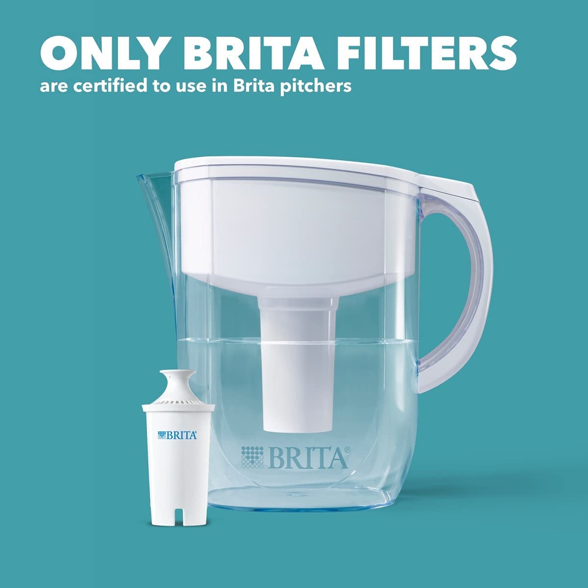Brita 1046673 filtro de agua Filtro de agua para jarra 2,5 L Azul