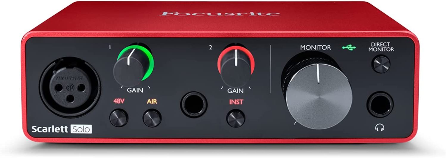 Interfaz De Audio Interface Para Grabacion Instrumento Usb