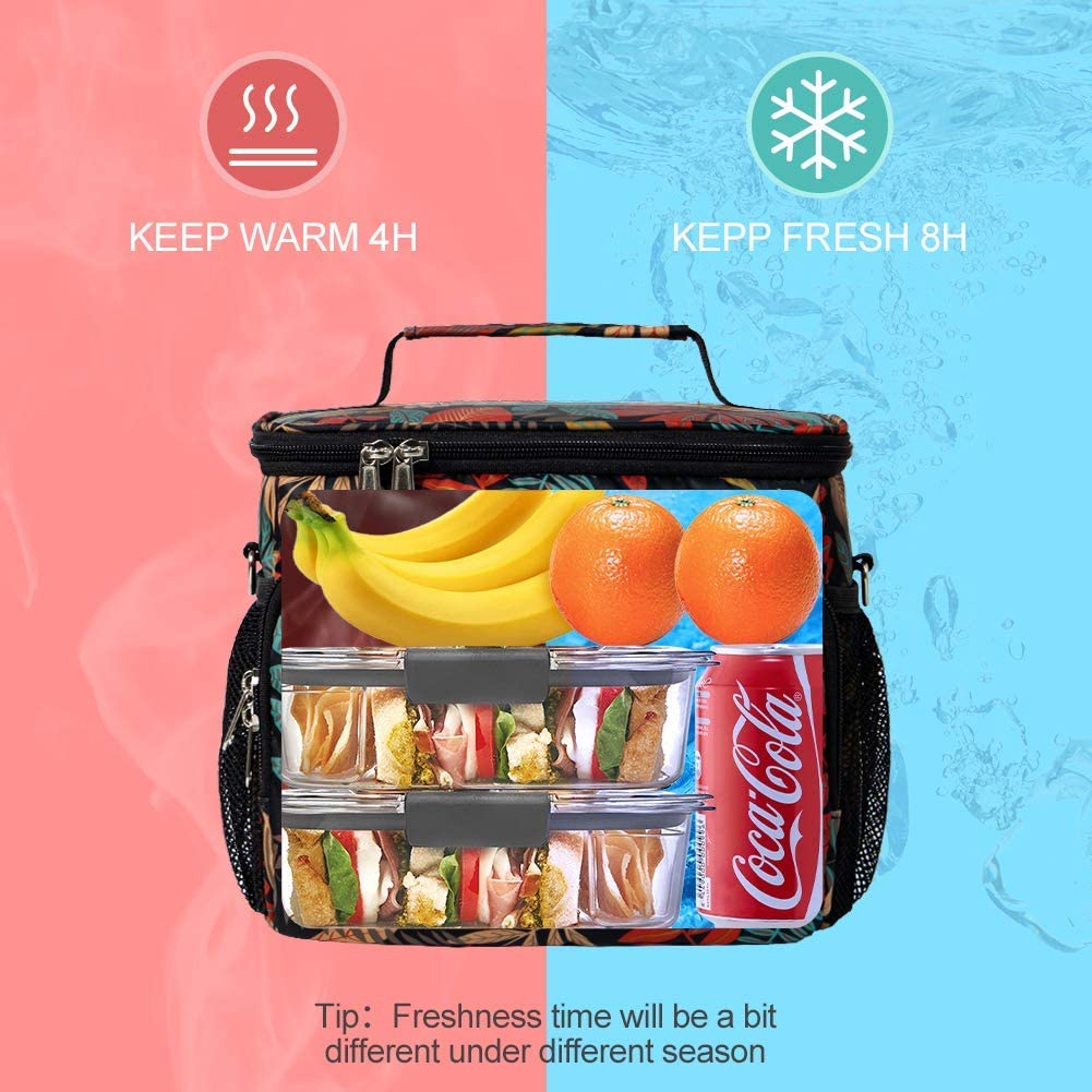 Bolsa térmica reutilizable para el almuerzo, nevera portátil, preparación  de comidas para hombres y mujeres, trabajo, picnic o viaje JAMW Sencillez