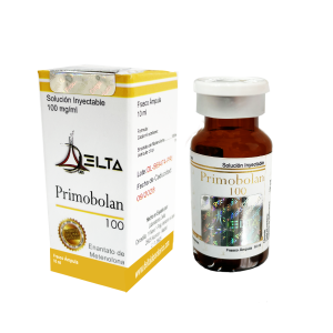 Primobolan 100mg inyectable de Delta Labs para masa muscular magra y estética.