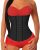 YIANNA Entrenador de cintura para mujer Underbust Latex Sport Faja Corsés Cincher Hourglass Body Shaper