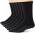 Hanes Max Cushion Crew Calcetines para hombre, paquete de 6 pares