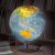 Yqz 11.8in World Globe, Led Emboss Illuminated Earth Globe,