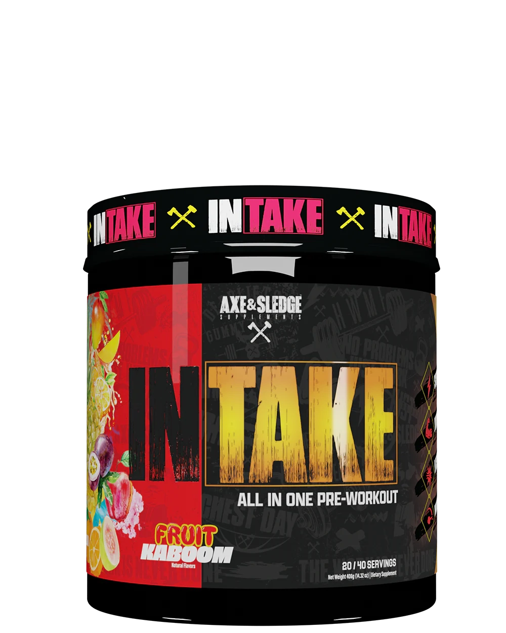 Intake – Axe & Sledge – Pre-Entreno de Alta Potencia