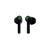 Audífonos in-ear gamer inalámbricos Razer Hammerhead True Wireless X negro con luz verde LED